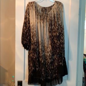 Animal print dress